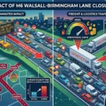 M6 Walsall Birmingham Lanes Closure