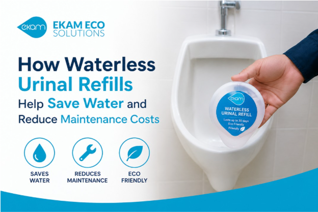 How Waterless Urinal Refills Help Save Water and Reduce Maintenance Costs