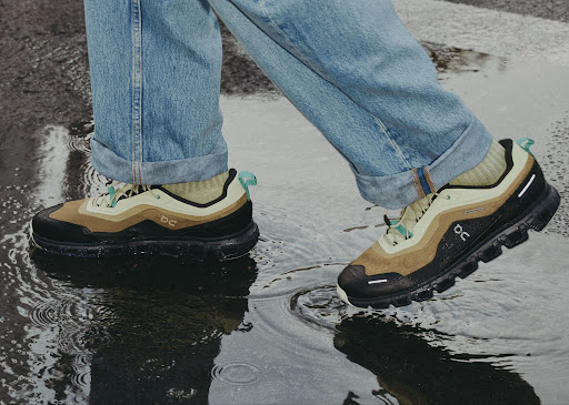 on cloud shoes